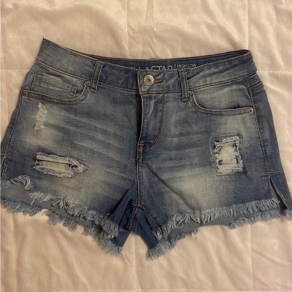 Denim shorts